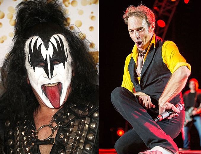 Gene Simmons & David Lee Roth/Getty Images